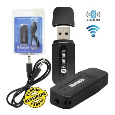 Imagem de Adaptador Receptor Áudio Bluetooth P2 Som Carro Modelo Novo - Receiver