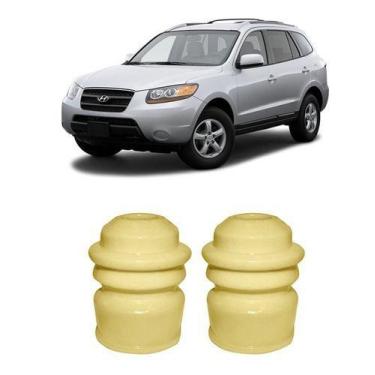 Imagem de Kit Batente Amortecedor Traseiro Santa Fé 2010 2011 2012 - QualyKits