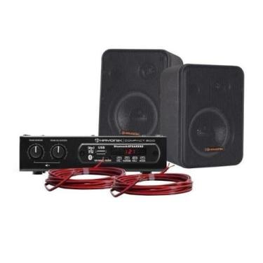 Imagem de Kit de Som para Ambiente Hayonik Ambience 2000 V2 Preto F002