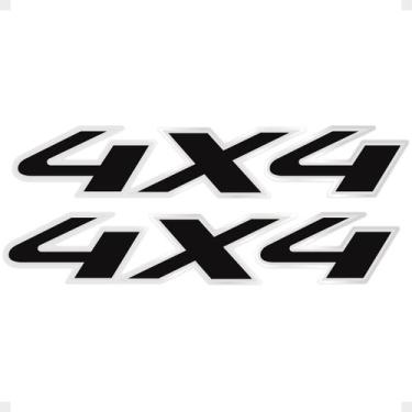 Imagem de Adesivo Compatível Ranger 4x4 Ebony 2003/2004 Preto Cromado - SPORTINO