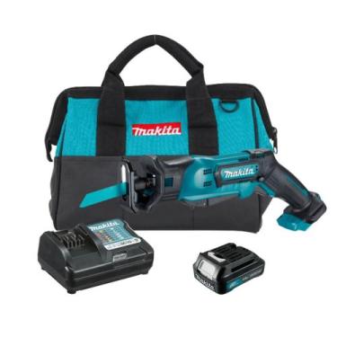 Imagem de Serra Sabre Bateria Makita 12v Jr103dz Carregador + Bolsa