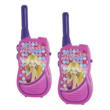 Imagem de Walk Talk Rádio Comunicador Infantil Rosa - DM Toys