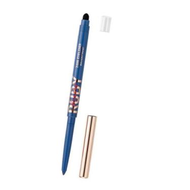 Imagem de Lápis de Olho Retrátil Azul em Gel à Prova D'Água Kiss