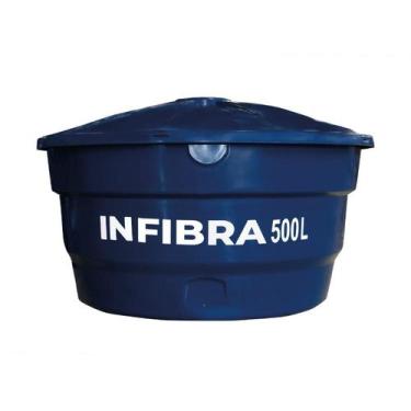 Imagem de Caixa d'água e Tampa 500 Litros Infibra