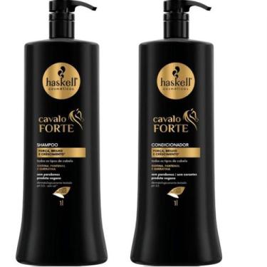 Imagem de Kit Haskell Cavalo Forte Shampoo 1 Litro + 1 Condicionador 1 Litro
