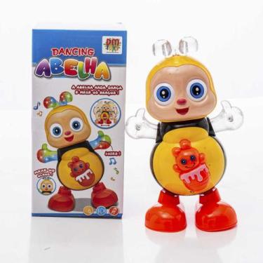 Imagem de Brinquedos De Animais Abelhinha Canta Acende Luz  E Dança - DM Toys