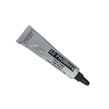 Imagem de Cola Tubo Cor Preto Cola Universal 19g  - Só Produto