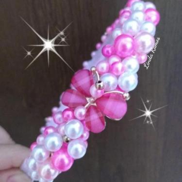 Imagem de Tiara diadema chá revelação Jardim Encantado - Ateliê Linda Ramos , Ja