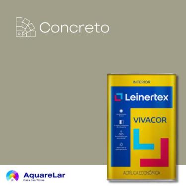 Imagem de Vivacor Acrílica Leinertex Fosco 18L, CONCRETO