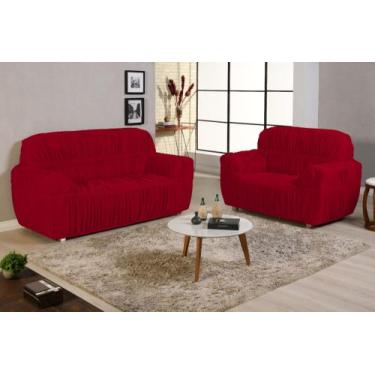 Imagem de Capa de sofa 3x2 lugares Padrao Malha gel 21 elasticos - ibitinga conf
