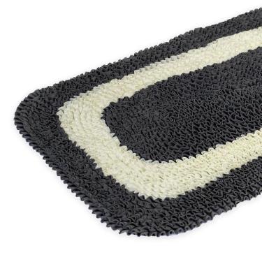 Imagem de 01 Tapete Frufru Malha Gel Para Decoração 60cmx40cm Lindíssimo! - Dryk