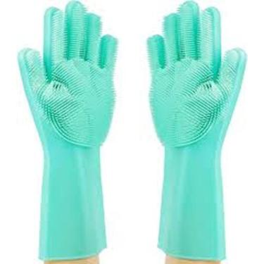Imagem de luva para esfregar loucas - J&L NAIL, Verde