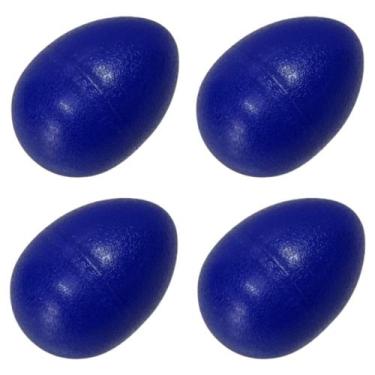 Imagem de Kit  4 Ovinho Percussão Plástico Shakers Cores Sortidas - Spanking