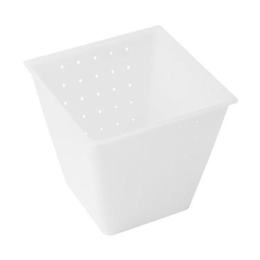 Imagem de Molde de queijo para fabricação de queijo, 377 g - Molde retangular para fazer todos os tipos de queijo macio - Cesta de fabricação de queijo para ricota, queijo feta, camembert
