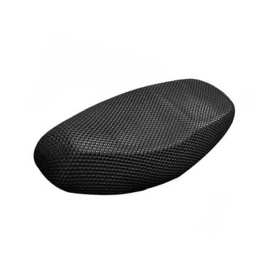 Imagem de Hihaha Capa completa para assento de malha para motocicleta e scooter preto XXL Material durável