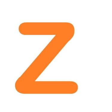 Imagem de Letras em EVA Alfabeto Laranja - 14cm - Extra Festas, Z