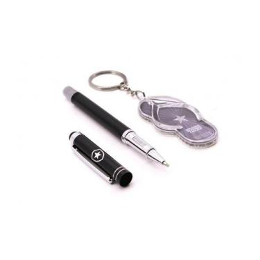 Imagem de Jg Caneta Metal Touch Screen Chaveiro Chinelo - Botafogo - Taimes