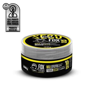 Imagem de Pasta Wax Efeito Toque Seco 80g - Fox For Men