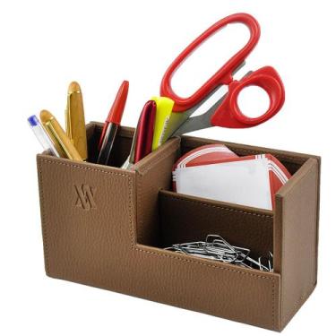 Imagem de Kit Porta Caneta, Clips E Recado Office Designer - Odp1689, Caramelo