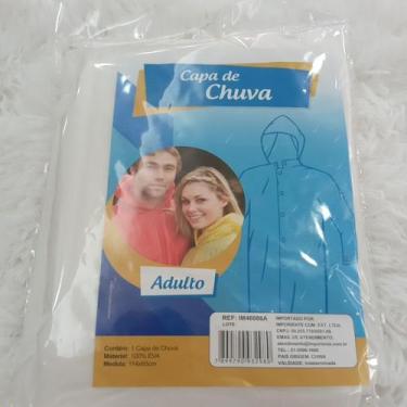 Imagem de Capachuva branca 11465cm com capuz - IMPORIENTE