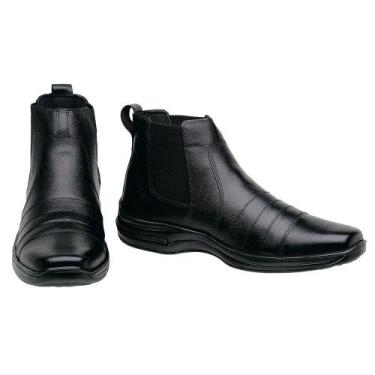 Imagem de Bota Coturno  Gmm Shoes Resistente Leve Conforto Masculino, Preto, 42,