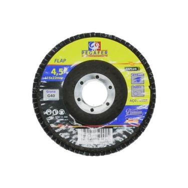 Imagem de Disco Flap Fibra Grana 40 115mm Ref 115B40 PEGATEC