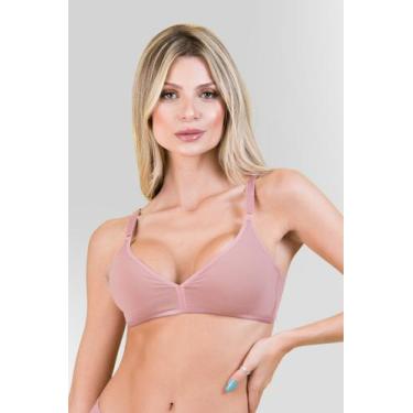 Imagem de Sutiã Bojo Pré Moldado sem Arco - Angela Rabelo, Terracota, 50