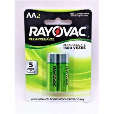 Imagem de Pilha Recarregavel Rayovac Aa 1,2v 1350mah - Eletronica Castro