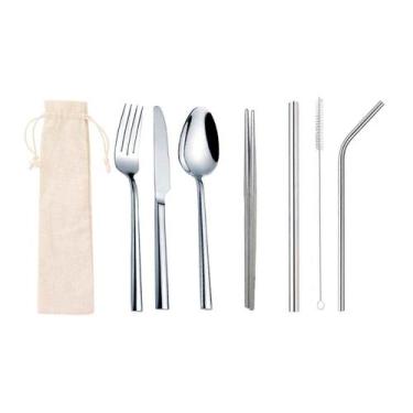 Imagem de Kit de inox 8 em 1 (shake 12mm) - CAN.U.DO, Prata