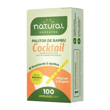 Imagem de 50 Caixinha de Palito para Petisco Coquetel Cocktail Bambu - Natural