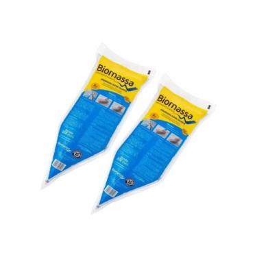 Imagem de Kit 2 bisnaga argamassa polimerica - 3kg - biomassa - BM TECH