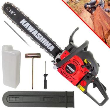 Imagem de Motosserra Kawashima À Gasolina KCS 610S 61,5cc 2 Tempos Potente Com S