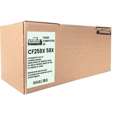 Imagem de Toner Compatível Cf258x 258x 58x M428fdw M404dw M428dw M404n Com Chip 