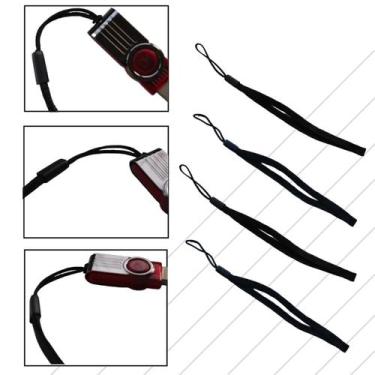 Imagem de Conjunto Com 10 Alças De Punho Para Celular e Rádio Comunicador 21cm -