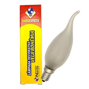 Imagem de Lâmpada Decorativa Vela Bico Torto 40W 130V E14 Fosca - NARDSEXPRESS