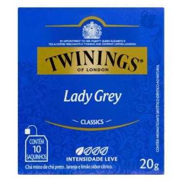 Imagem de Chá Twinings Preto Lady Grey 10 sachês