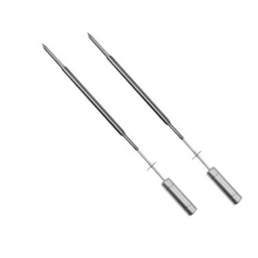 Imagem de 2 Espetos Inox Giratórios Espada Picanha Kits Brasa Grill