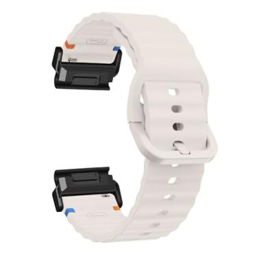 Imagem de Pulseira Esportivas Compatível com Garmin Fenix 5X GPS/Fenix 5X Puls, Silicone Macio com Fivela Ajustável Band de Substituição para Garmin Fenix 5X/Fenix 5X Puls Pulseiras para Homens e Mulheres (11)