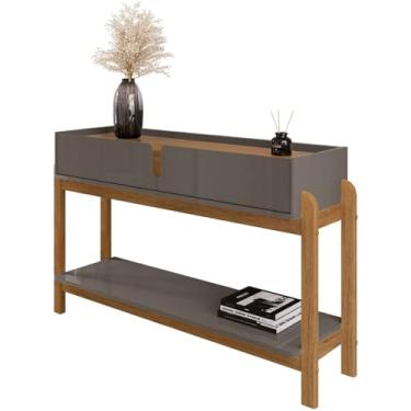 Imagem de Aparador 2 Gavetas 50524 130cm Cinza Perola Cedro DCASA