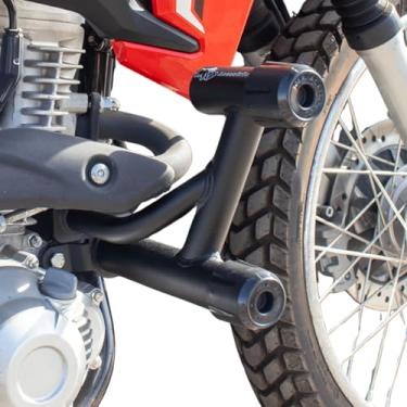 Imagem de PROTETOR WHEELING BROS 160 2015 A 2025 PRETO FOSCO MA ACESSÓRIOS