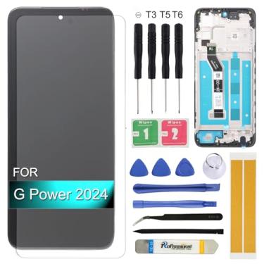 Imagem de Substituição de tela para Motorola G Power 5G 2024 XT2415 XT2415-1 XT2415-5 XT2415V 6,7'' Montagem LCD Touch Screen Digitalizador com ferramentas e moldura