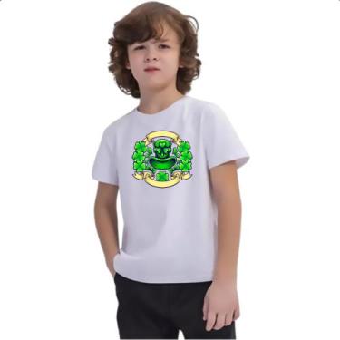 Imagem de Camiseta Infantil ST Patricks Day Cartola - Alearts, 12