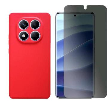 Imagem de Capa Para Xiaomi Redmi Note 14 Pro 4G + Pelicula Privacidade - GR Glob