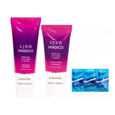 Imagem de Kit Liso Mágico Shampoo 240ml + Condicionador 200ml - Lowell