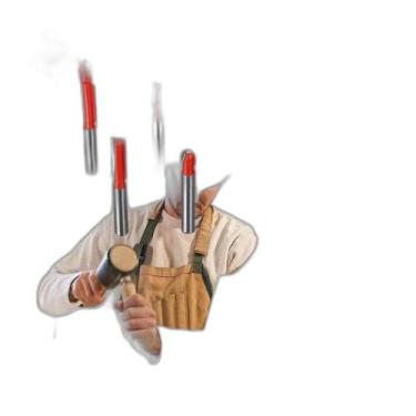 Imagem de Jogo Kit Fresas Pra Tupia 15 Pçs 6Mm + Estojo De Madeira. - Nakasaki