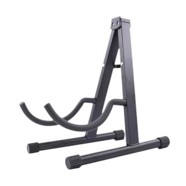 Imagem de simhoa Guitarra dobrável guitarra guitarra Stand a Frame Iron Music Stand para Banjo Violin