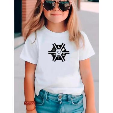 Imagem de Camiseta Infantil Algodão T Shirt Menina Agronomia Estampada - UBUNTU,
