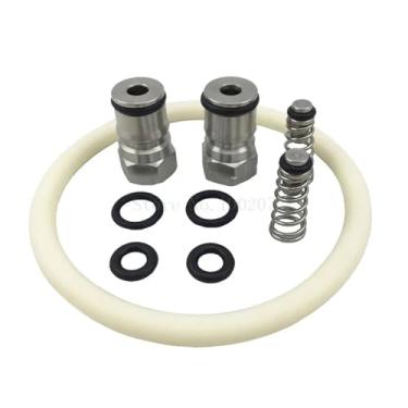 Imagem de Fabricação caseira de cerveja Home brew Beer Cornelius Type keg Ball Lock Post & Poppet Female Thread Gas+Liquid 19/32"-18 With O-ring seal rebuild Gasket kit Acessórios para vinho