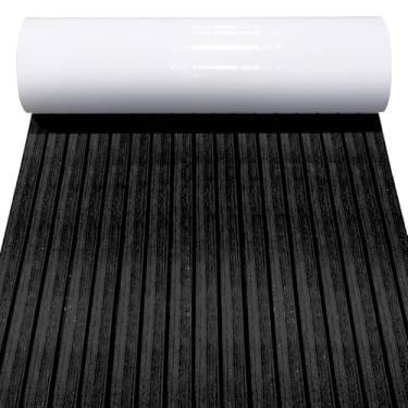 Imagem de Piso de espuma EVA para barcos, tapete marinho autoadesivo, piso marinho para deck de barco com suporte adesivo, folha de deck para piso Jon Boats Swim RV, iate e barco a motor