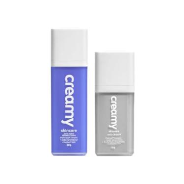 Imagem de Kit Creamy Skincare Creme Hidratante Facial Antirrugas Peptide Cream 30g + Creme Antirrugas Clareador Eye Cream 15g (2 produtos)